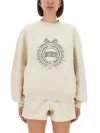 Rotate Birger Christensen Rotate Birgerchristensen Grey Organic Cotton Sweatshirts In Neutral