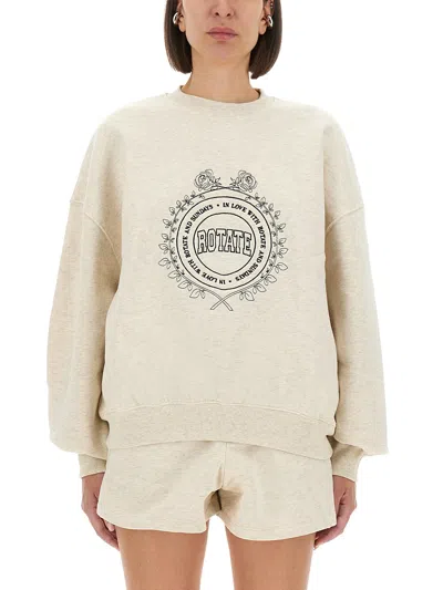 ROTATE BIRGER CHRISTENSEN SWEATSHIRT WITH LOGO