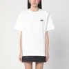 Rotate Birger Christensen T-shirt Over White In Organic Cotton