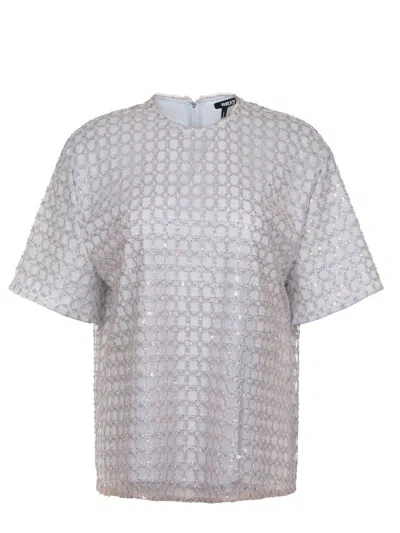 Rotate Birger Christensen T-shirt Rotate In Gray