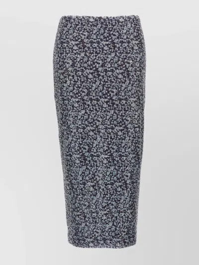 ROTATE BIRGER CHRISTENSEN TAILORED HIGH-WAISTED PENCIL SKIRT WITH BACK SLIT