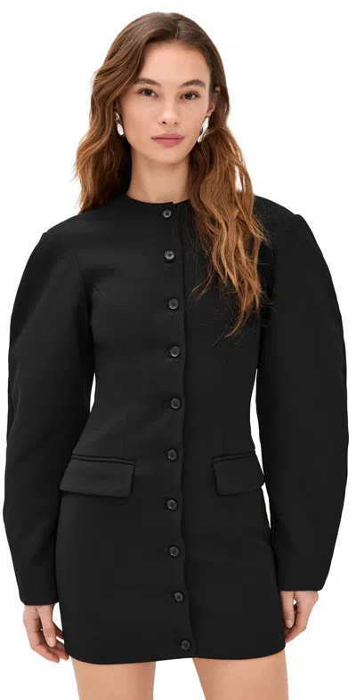 Rotate Birger Christensen Tailored Mini Dress Black