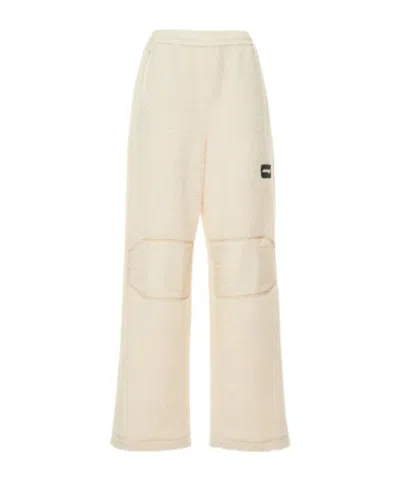 Rotate Birger Christensen Teddy Straight Leg Pants In Neutral