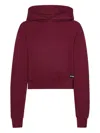 Rotate Birger Christensen Rotate Burgundy Cotton Sweatshirt Women In Burgundy