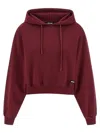 Rotate Birger Christensen Rotate Burgundy Cotton Sweatshirt Women In Multi