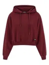 Rotate Birger Christensen Rotate Burgundy Cotton Sweatshirt Women In Red