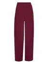 Rotate Birger Christensen Burgundy Tracksuit Bottoms In Burgundy