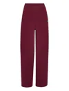 Rotate Birger Christensen Burgundy Tracksuit Bottoms In Burgundy