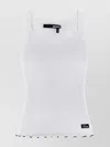 Rotate Birger Christensen Textured Tank Top Scalloped Hem