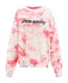 Shop Rotate Birger Christensen Tie-dyed Printed Sweater In Pink