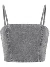 Rotate Birger Christensen Top In Denim In Grey