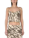 Rotate Birger Christensen Rotate Top Millie In Multicolour