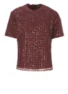 Rotate Birger Christensen Rotate Top With Paillettes In Red