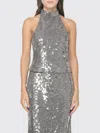 Rotate Birger Christensen Top Rotate Woman Color Grey In Gray