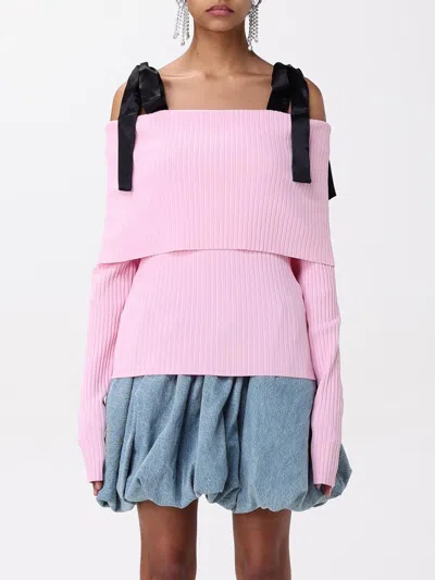 ROTATE BIRGER CHRISTENSEN TOP ROTATE WOMAN COLOR PINK,G44272010