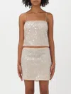 Rotate Birger Christensen Embellished Mini Top In Silber