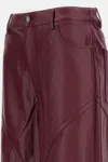 Rotate Birger Christensen Panelled Button-fastening Pants In Purple