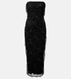 Rotate Birger Christensen Tula Sequined Midi Dress In Black