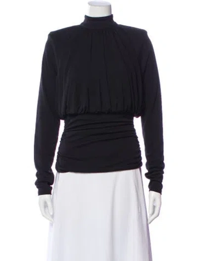 Pre-owned Rotate Birger Christensen Turtleneck Long Sleeve Top In Multi