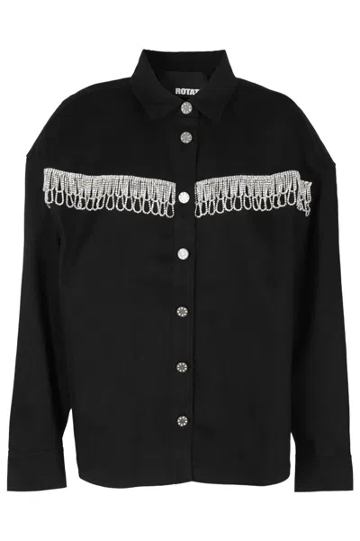 ROTATE BIRGER CHRISTENSEN TWILL OVERSIZED JACKET
