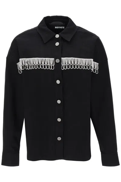 ROTATE BIRGER CHRISTENSEN TWILL OVERSIZED SHIRT