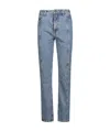 Rotate Birger Christensen Twill Straight-leg Jeans In Blue