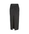 Rotate Birger Christensen Rotate Birgerchristensen Twisted Skirt In Black