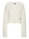 Rotate Birger Christensen V-neck Cardigan In White