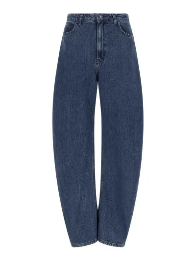Rotate Birger Christensen Vaqueros Rectos - Azul