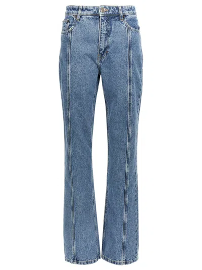 ROTATE BIRGER CHRISTENSEN VELCRO LOGO JEANS
