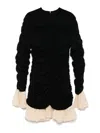 Rotate Birger Christensen Short Dress With Ruches