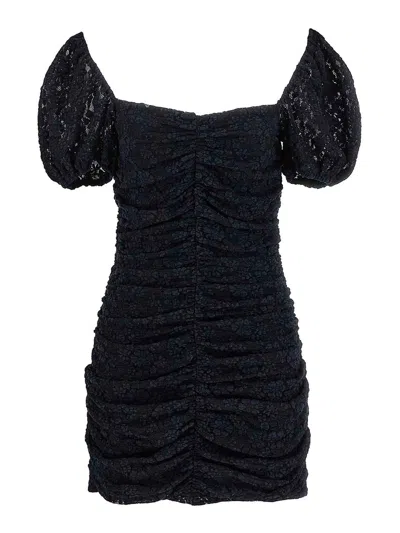 Rotate Birger Christensen Vestido Midi - Azul In Black