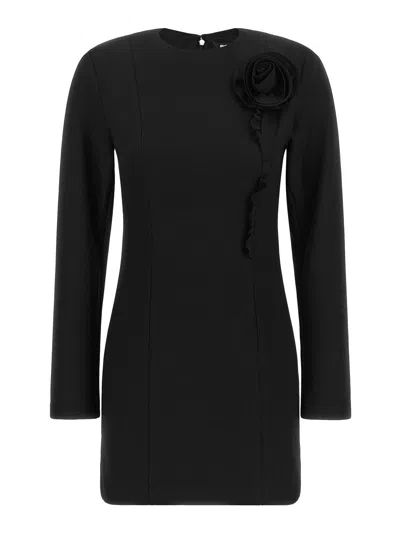 Rotate Birger Christensen Vestido Midi - Negro
