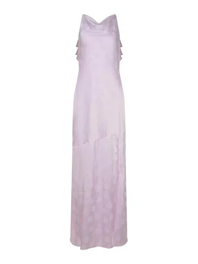 Rotate Birger Christensen Dress Made Of Polyester Blend In Purple