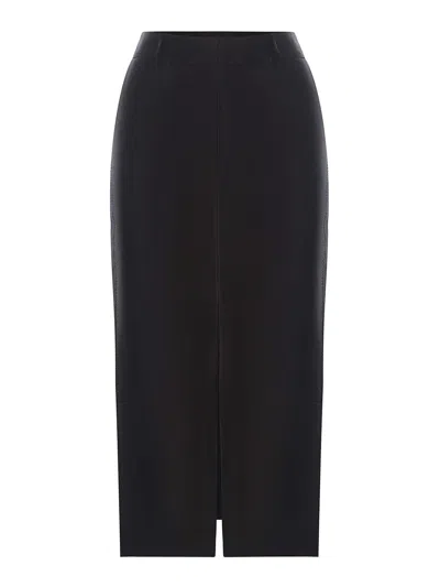 ROTATE BIRGER CHRISTENSEN FALDA SEMILARGA - NEGRO