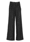 Rotate Birger Christensen Wide Pants With Sequins. In Black