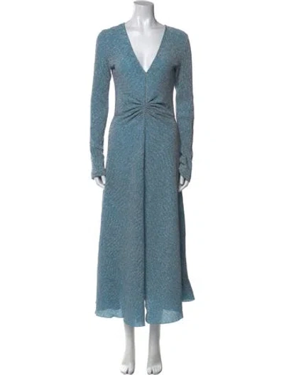 Pre-owned Rotate Birger Christensen V-neck Long Dress