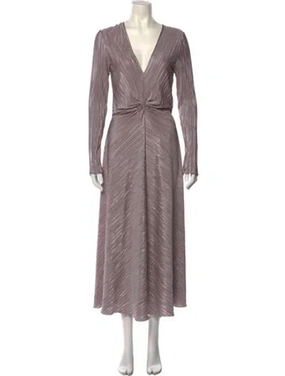 Pre-owned Rotate Birger Christensen V-neck Long Dress