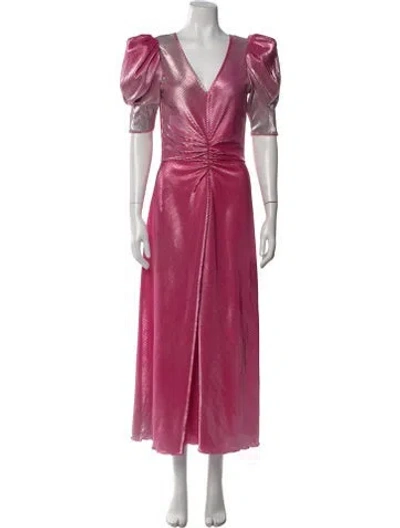 Pre-owned Rotate Birger Christensen V-neck Long Dress