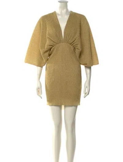 Pre-owned Rotate Birger Christensen V-neck Mini Dress