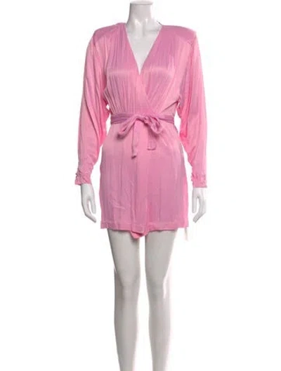 Pre-owned Rotate Birger Christensen V-neck Mini Dress