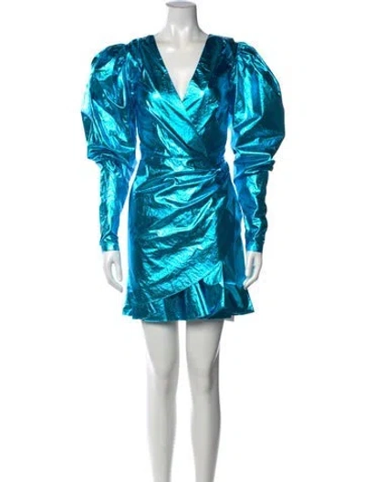 Pre-owned Rotate Birger Christensen V-neck Mini Dress