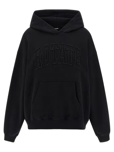 ROTATE BIRGER CHRISTENSEN 'WASHED HEAVY SWEAT' HOODIE