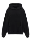 Rotate Birger Christensen Washed Heavy Sweat Hoodie In Black