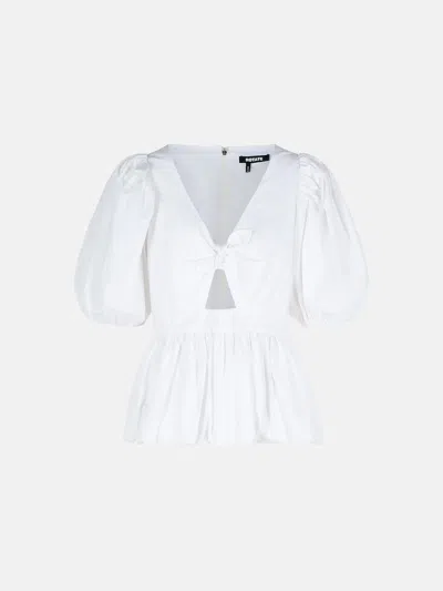 Rotate Birger Christensen White Cotton Blouse