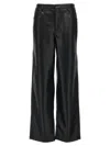 Rotate Birger Christensen Rotate Birgerchristensen Faux Leather Pants In Black