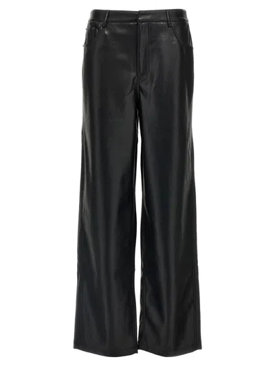Rotate Birger Christensen Wide Leg 5 Pocket Pants Clothing In Black