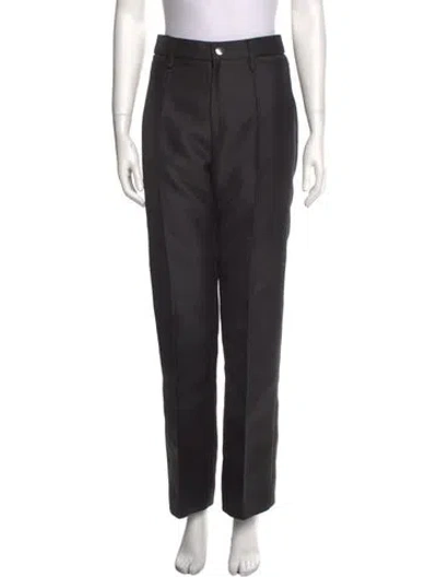 Pre-owned Rotate Birger Christensen Wide Leg Pants In Black
