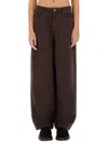 Rotate Birger Christensen Wide Leg Pants In Brown