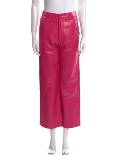 Pre-owned Rotate Birger Christensen Wide Leg Pants In Pink
